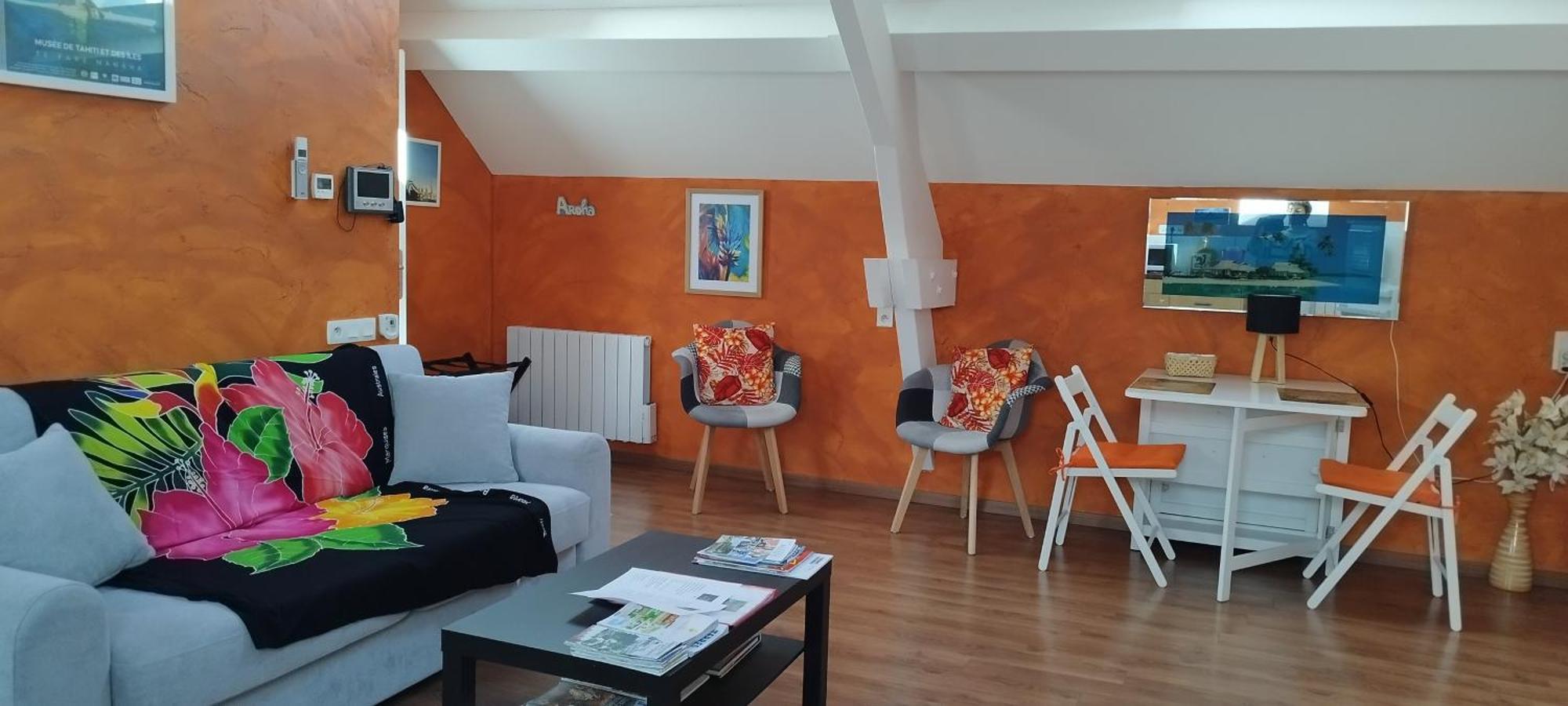 Bienvenue Au Fare Hibiscus Apartment Corrombles Exterior photo