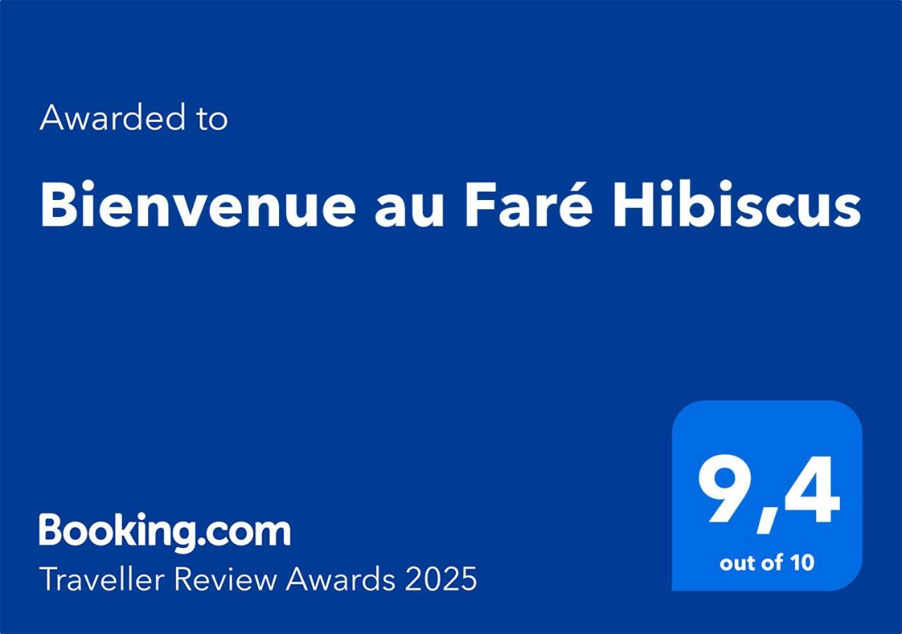 Bienvenue Au Fare Hibiscus Apartment Corrombles Exterior photo
